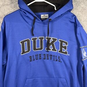 Vintage Duke University Blue Devils NCAA Blue Hoodie sweatshirt‎ - Large